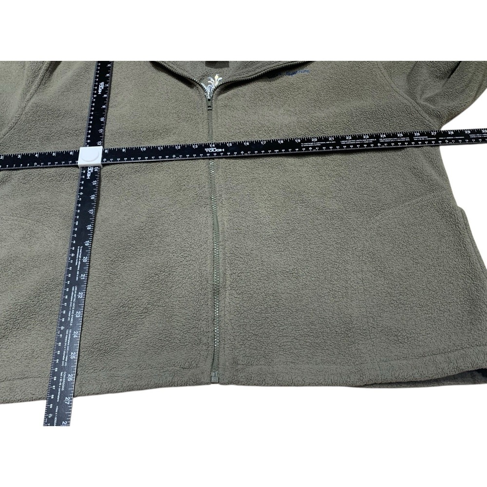 NORTHERN REFLECTIONS Mens‎ XL Gray Full Zip Fleece Jacket Embroidered Golf Bag - Picture 6 of 11